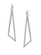 Abs By Allen Schwartz Jewelry Pave Triangle Drop Earrings