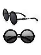 Karen Walker Peek-a-boo Filigree Round Sunglasses