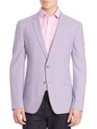 Sand Lilac Check Blazer