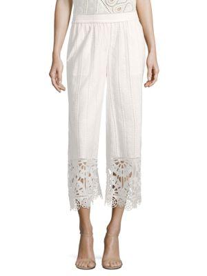 Opening Ceremony Broderie Anglaise Cotton Culottes