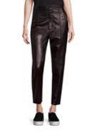 Vince Carrot Leather Ankle Pants