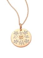 Gucci Icon Blooms 18k Rose Gold Pendant Necklace