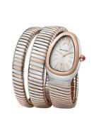 Bvlgari Serpenti Tubogas Rose Gold & Stainless Steel Double Twist Watch