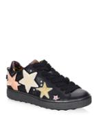 Coach Star Leather Lace-up Sneakers