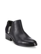 3.1 Phillip Lim Alexa Zipped Leather & Suede Ankle Booties