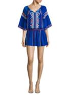 Parker Giselle Embroidered Mini Dress