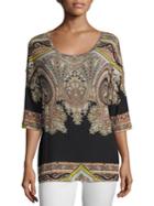 Etro Jersey Printed Top