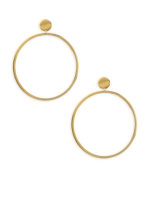 Jennifer Zeuner Jewelry 18k Yellow Vermeil Cleo Earrings