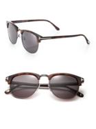 Tom Ford Eyewear Henry 53mm Round Sunglasses