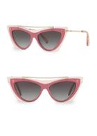 Valentino Garavani Va4041 Grad Pink 53mm Cat Eye Sunglasses