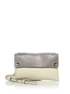 Brunello Cucinelli Glittered Leather Crossbody Bag