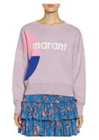 Isabel Marant Etoile Cotton Logo Crewneck Sweater