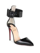 Christian Louboutin Harler 100 Patent Leather Ankle-cuff Pumps