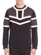 Neil Barrett Long Sleeve Pullover With Quilting