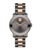 Movado Bold Two-tone Ip Stainless Steel Bracelet Watch
