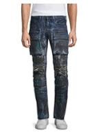 Prps Demon Distressed Moto Boot Fit Jeans