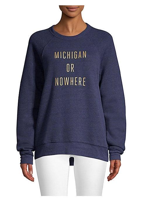 Knowlita Michigan Or Nowhere Crewneck Sweater