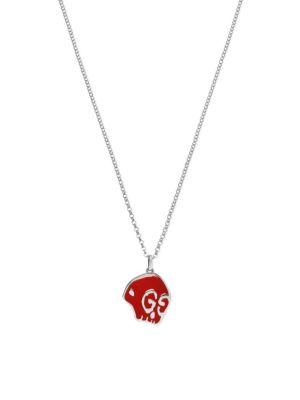 Gucci Guccighost Charm Necklace
