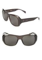 Celine Cl40049i 58mm Transparent Square Sunglasses