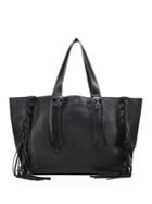 Valentino Fringed Leather Tote