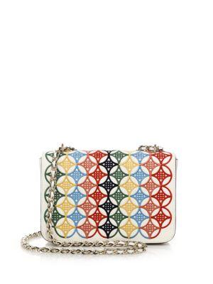 Tory Burch Robinson Embroidered Shoulder Bag