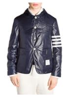Thom Browne Deconstructed Stripe Sleeve Sport Jacket