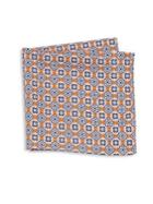 Saks Fifth Avenue Collection Double Faced Silk Pocket Square