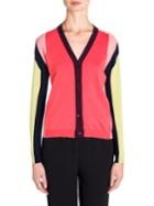 Marni Cotton Colorblock Cardigan