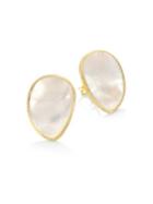 Marco Bicego Lunaria Mother-of-pearl & 18k Yellow Gold Earrings