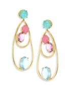 Ippolita 18k Rock Candy Semi-precious Multi-stone Drop Dangle Earrings