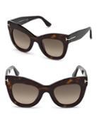 Tom Ford 47mm Karina Cat-eye Sunglasses