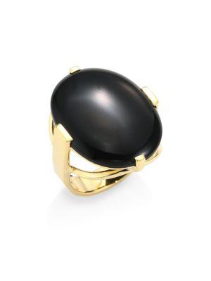 Ippolita Polished Rock Candy? Black Onyx & 18k Yellow Gold Ring