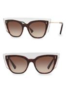 Valentino Garavani 49mm Modern Cat-eye Sunglasses