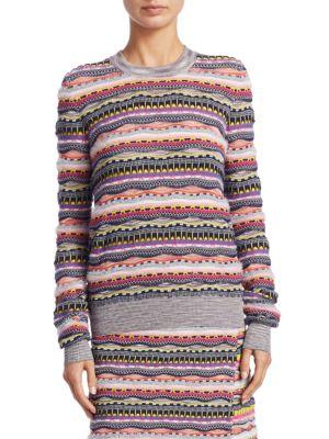 Carven Rainbow Knit Sweater