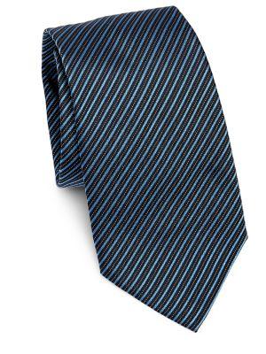 Emporio Armani Striped Silk Tie