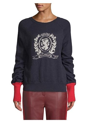 Tommy Hilfiger Collection Alpaca Crest Pullover Sweater