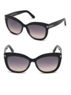 Tom Ford Eyewear Alistair 56mm Cat Eye Sunglasses