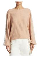 See By Chloe Lace-trim Wool Blend Pullover