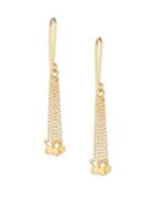 Sia Taylor Dots 18k Yellow Gold Fringe Chain Drop Earrings