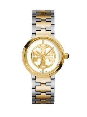 Tory Burch Reva Two-tone Stainless Steel Bracelet Watch