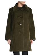 Burberry Tenbridge Faux-fur Coat