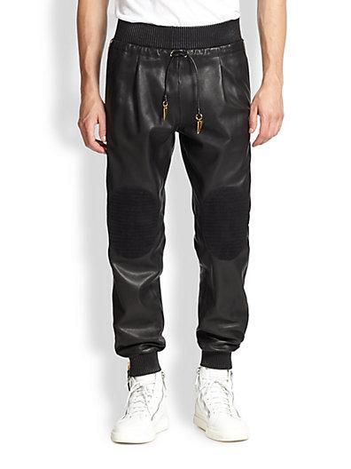 Giuseppe Zanotti Leather Pants