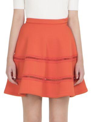 Carven Tiered Flared Skirt