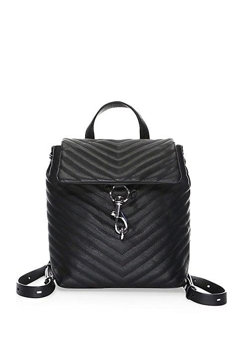 Rebecca Minkoff Edie Flap Quilted Leather Backpack