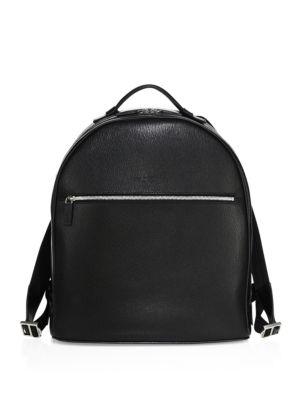 Salvatore Ferragamo Textured Calfskin Leather Backpack