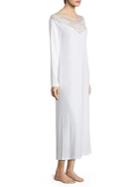 Hanro Rosalie Long Sleeve Gown