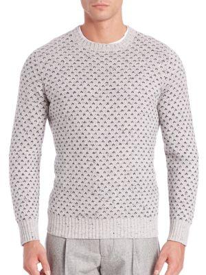 Brunello Cucinelli Wool & Cashmere Blend Birdseye Sweater
