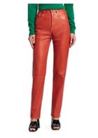 Gucci Soft Leather High-waisted Pants