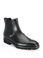 Salvatore Ferragamo Leather Chelsea Boots