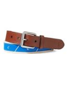Polo Ralph Lauren Silk-blend Anchor-tie Belt